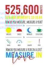 Rent The Musical - Seasons Of Love 525,600 minutes card created by Kelman Cards