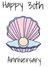 30th wedding anniversary card created by AKCreativeFinds