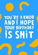 Rude Funny Birthday Card created by Lucy Maggie Designs