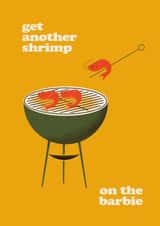 Shrimp on Barbie Funny Aussie Congratulations Card created by Betiobca