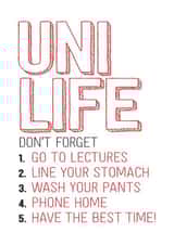 Uni Life, Good luck at university created by FurzePrints