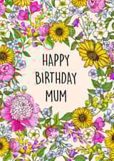 HAPPY BIRTHDAY MUM 1000 created by Poppy & Mabel 