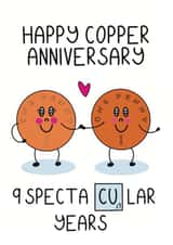 Happy 9th wedding anniversary! created by Schnauzer Scribbles