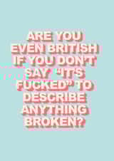 British created by Phaedra Peer