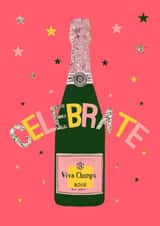 Celebrate! Champagne Bottle Special Occasion Card created by Kat Arnold