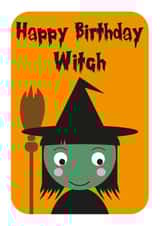 Happy Birthday Witch created by Stripey Cats