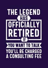 the legend Has Officially Retired created by TIMLSET