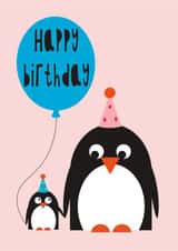 Happy Birthday Penguin created by Stripey Cats