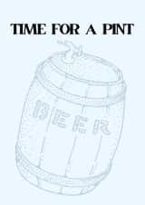 Grab A Beer Soon Card created by Luke Morgan 