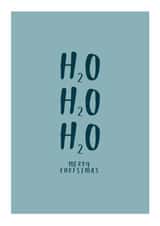 H2O Merry Christmas Wild Cold Water Swimming Card created by Lu Cornish 