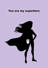 Superhero ostomate card created by ostique