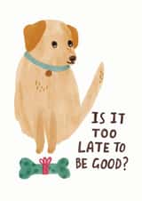 Good Dog Christmas Card created by Sunpatch Society