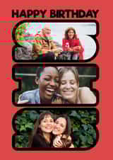 Personalised Birthday Photo Card created by Blind Faith - Sister/Sis - Photo Card