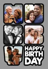 Personalised Birthday Photo Card created by Blind Faith - Husband/Hubby - Photo Card