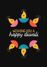 Cute Diwali Card for your family and friends created by Jess Shah
