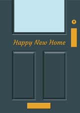 Classic new home card - Front Door Illustration - Happy New Home created by Bex Rocks