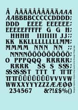 Stranger Things font from Letraset created by Sarah Hyndman