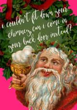 Back door Santa created by SillyBilly