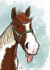 Cheeky horse created by Esther Maughan