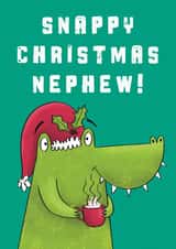 Nephew Crocodile Christmas Card created by Hannah Jayne Lewin