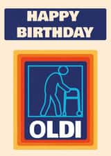 Cheeky Happy Birthday card for the 'oldi's' created by Heeby Jeeby's