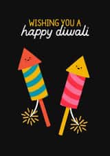 Cute Colourful Diwali Card For Friends & Family created by Jess Shah