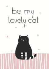 Congrats Card With A Cute Cat - Thinking Of You/Send A Smile - For All People created by Nuta Mart