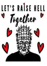Alternative card for someone special - Hellraiser - Let's raise Hell together created by Sister Resin Crafts designs 