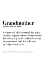 Heartfelt Birthday Card - For Grandmother - Noun created by Stephenie Emily