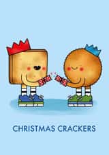 Funny Christmas Crackers Card created by Emelia Brooks