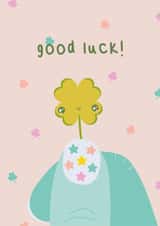 Cute Good Luck Card | Lucky | Best of luck created by Dame's Brain
