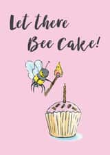 Cute celebration card for friends and family. Cake makes everything better. created by Helen Morgan Illustration