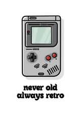 Cute Gameboy Birthday Card created by Colourful Life