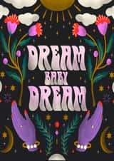 Modern and funny motivational greetings card created by Agnė Kubilienė