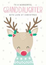 To a Wonderful Granddaughter with Love at Christmas created by Design By Day
