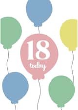 18th birthday card created by Jazmyn Young