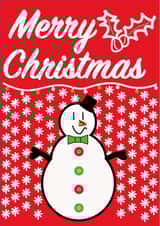 The Merry Christmas Snowman created by Bad Bunny Designs