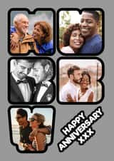 Personalised Anniversary Photo Card created by Blind Faith - Hubby/Husband - Happy Anniversary - Photo Card