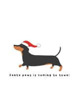 A cute Sausage Dog card to send to your significant other this Christmas! created by Giggl Greetings 