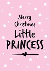 Merry Christmas Little Princess created by Geordies Love Gin