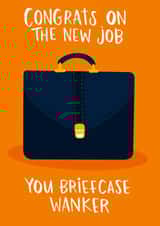 Funny Congrats on The New Job Card created by Lucy Maggie Designs