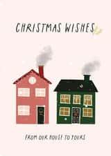 Cute Christmas Card for Friends and Neighbours created by Sweetlove Press