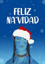 Funny Avatar Christmas Card - Feliz Na'vidad created by The Cake Thief