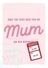Funny Birthday Card for Mum created by Gem Draws Stuff