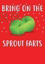 Funny Holiday Card For Anyone - Bring On The Spout Farts - British Humour created by Yeh Boi