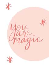 you are magic, love, friendship thank you card created by Art + Ace Studio