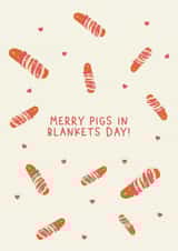 merry pigs in blankets day! created by Jamie Lindsay