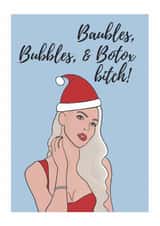 Selling Sunset Christmas Card - Christine Quinn created by Helios Prints