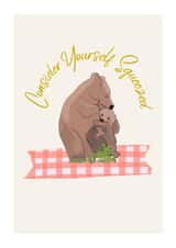 Cute Thinking Of You Card For Friend or Loved One created by Honeybee Art