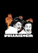 Funny music card - birthday card - George Michael Rammstein created by Big Bucket Of Guts